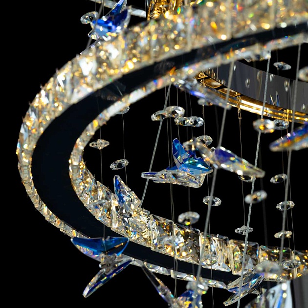 Люстра хрустальная с пультом Citilux ETERA CL322090 Фото № 2