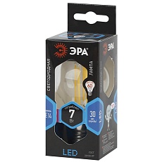 Лампа светодиодная филаментная ЭРА E14 7W 4000K прозрачная F-LED P45-7W-840-E14 Б0027947 3