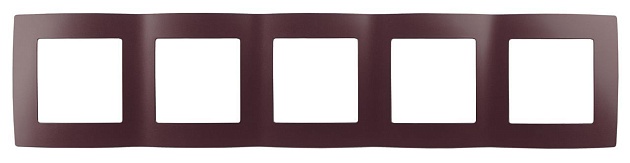 Рамка 5-постовая ЭРА 12 12-5005-25 Б0019422 Фото № 1