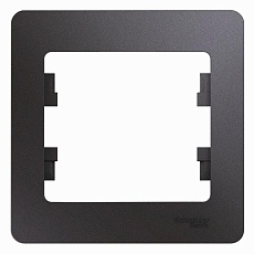 Рамка 1-постовая Systeme Electric Glossa графит GSL001301