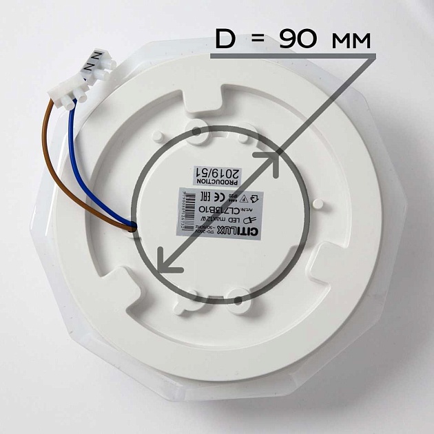 Потолочный светодиодный светильник Citilux Диамант Смарт CL713A10G Фото № 3