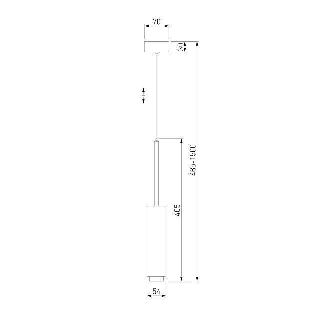 Подвесной светодиодный светильник Eurosvet Dante 50203/1 черный изображение 2 Подвесной светодиодный светильник Eurosvet Dante 50203/1 черный Фото № 2