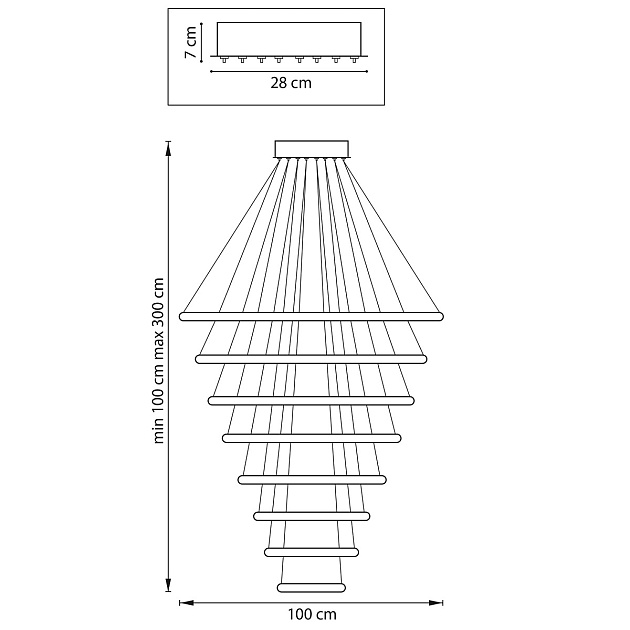 Подвесная светодиодная люстра Lightstar Rotonda 736483 изображение 6 Подвесная светодиодная люстра Lightstar Rotonda 736483 Фото № 6