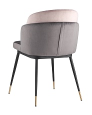Кухонный стул Stool Group Пенелопа вельвет темно-серый+розовый FDC8054 FUT-81 + FUT-64 1