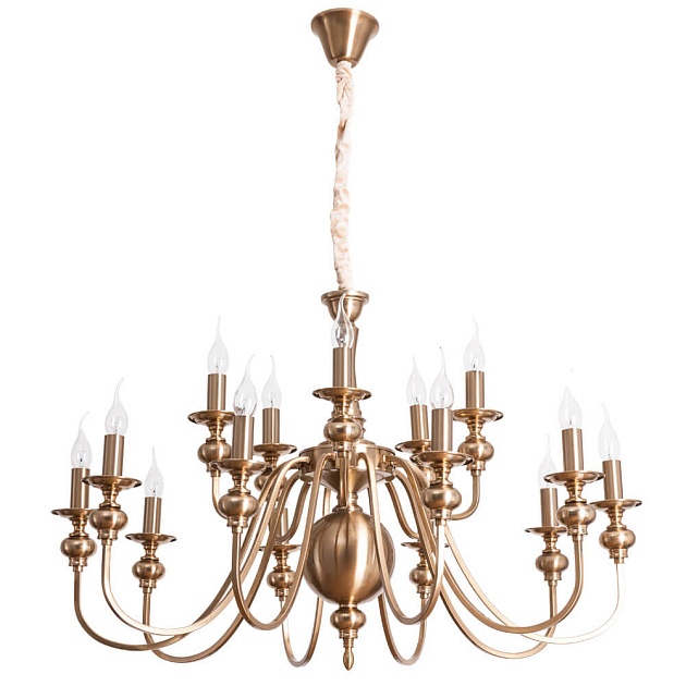 Подвесная люстра Arte Lamp Passoni A6097LM-15PB Фото № 1