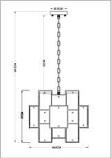 Подвесная люстра Arte Lamp Theemin A4068LM-7SG 1