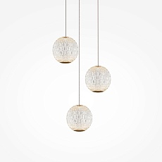 Подвесная светодиодная люстра Maytoni Sapphire MOD293PL-L18BS3K 1