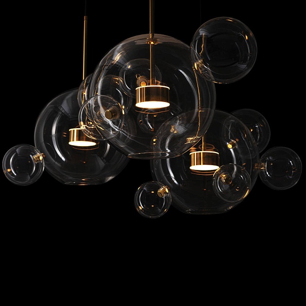 Подвесная светодиодная люстра Loft IT Bolle 2027-S3 изображение 3 Подвесная светодиодная люстра Loft IT Bolle 2027-S3 Фото № 3