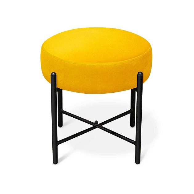 Пуф Sheffilton SHT-B4 желтый/черный муар 2347987702 изображение 1 Пуф Sheffilton SHT-B4 желтый/черный муар 2347987702 Фото № 1
