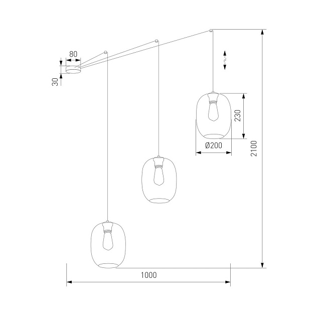 Подвесная люстра TK Lighting 5972 Elio Фото № 2