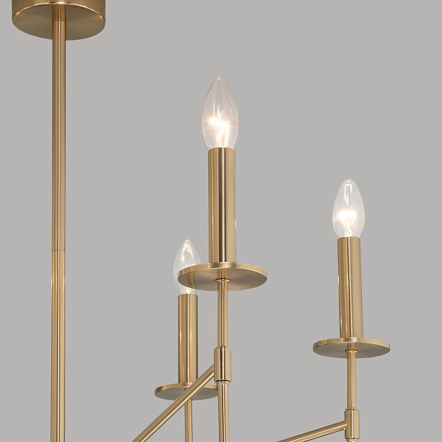 Подвесная люстра Eurosvet Anders 60142/6 латунь изображение 2 Подвесная люстра Eurosvet Anders 60142/6 латунь Фото № 2