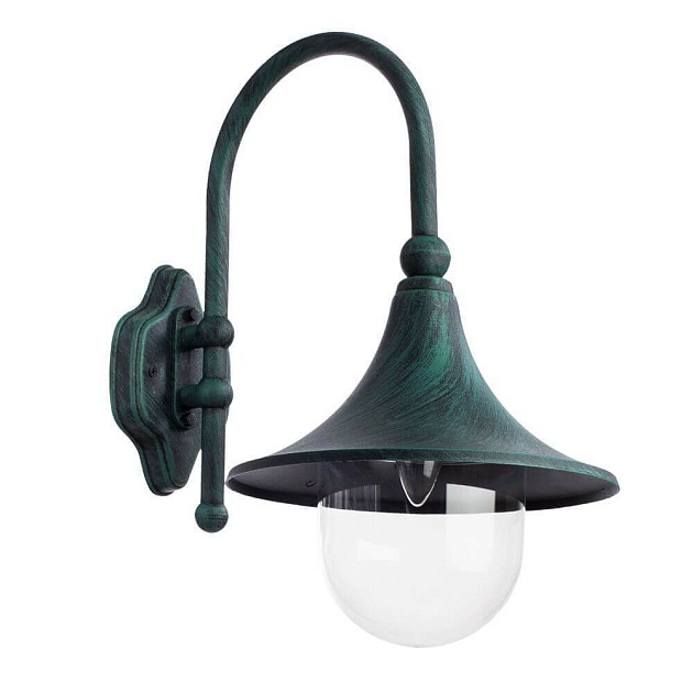 Уличный настенный светильник Arte Lamp Malaga A1082AL-1BG Фото № 1