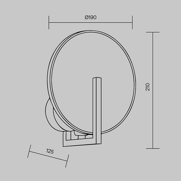 Бра Maytoni Marmo MOD099WL-01G2 Фото № 3