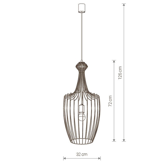 Подвесной светильник Nowodvorski Luksor 8847 Фото № 2
