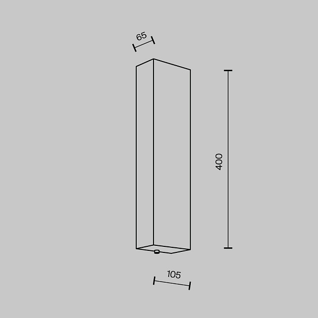 Настенный светодиодный светильник Modelux Modestyle MS.150.400 BS Фото № 7