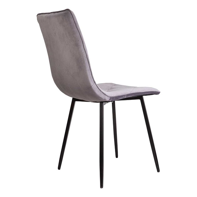 Кухонный стул AksHome Mira светло-серый, велюр 67049 изображение 5 Кухонный стул AksHome Mira светло-серый, велюр 67049 Фото № 5