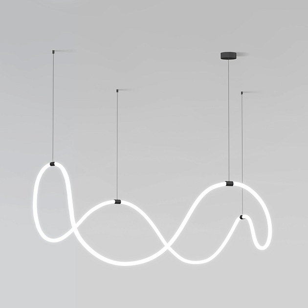 Подвесной светодиодный светильник Eurosvet 90288/1 черный изображение 1 Подвесной светодиодный светильник Eurosvet 90288/1 черный Фото № 1