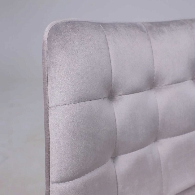 Поворотное кресло AksHome Carolyn велюр, серый 91957 Фото № 9