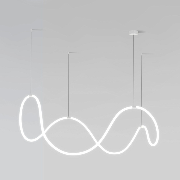 Подвесной светодиодный светильник Eurosvet 90288/1 белый изображение 1 Подвесной светодиодный светильник Eurosvet 90288/1 белый Фото № 1