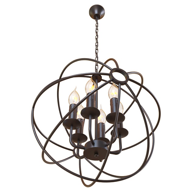 Подвесная люстра Loft IT Foucaults Orb Loft1192-6 изображение 3 Подвесная люстра Loft IT Foucaults Orb Loft1192-6 Фото № 3