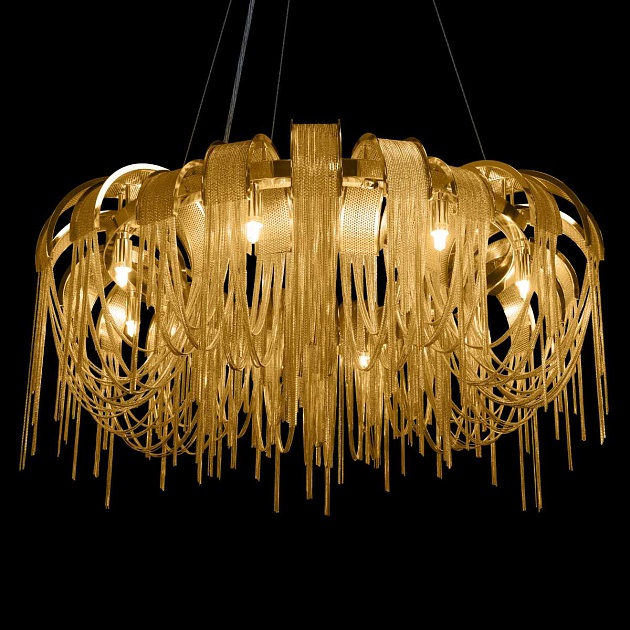 Подвесная люстра LOFT IT Volver 10404/800 GD изображение 3 Подвесная люстра LOFT IT Volver 10404/800 GD Фото № 3