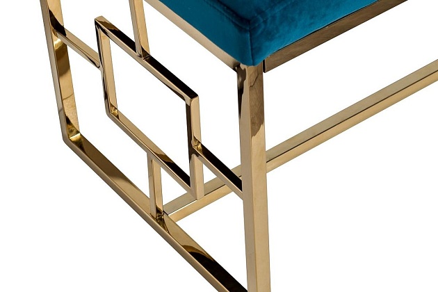 Банкетка Garda Decor 47ED-BEN005Gold-EM изображение 2 Банкетка Garda Decor 47ED-BEN005Gold-EM Фото № 2