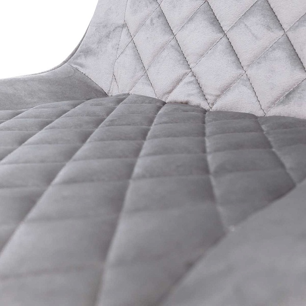 Барный стул AksHome Leros светло-серый, велюр 81473 Фото № 6