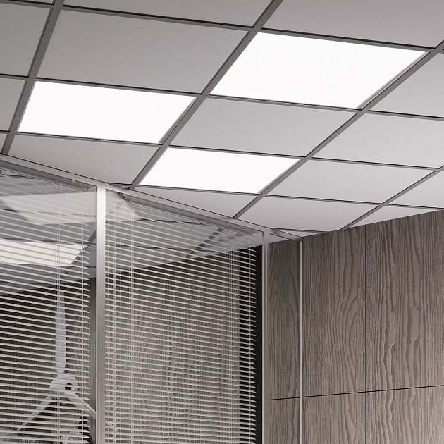 Встраиваемый светодиодный светильник Gauss с равномерной засветкой 842161340 Фото № 6