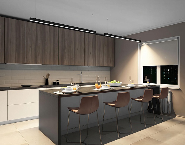 Подвесной светодиодный светильник Denkirs DK9154-BK Фото № 4