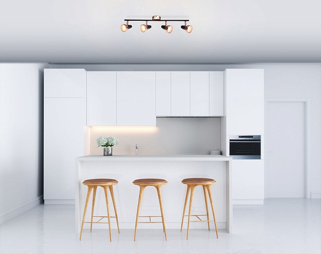 Светодиодный спот Globo Tobi 56117-4 изображение 2 Светодиодный спот Globo Tobi 56117-4 Фото № 2