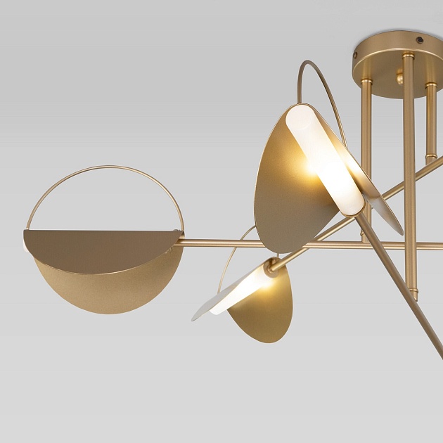 Потолочная люстра Eurosvet Grazia 70148/6 золото изображение 3 Потолочная люстра Eurosvet Grazia 70148/6 золото Фото № 3