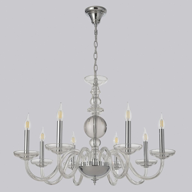 Подвесная люстра Crystal Lux ARABESQUE SP8 CHROME Фото № 4