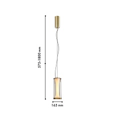 Подвесной светодиодный светильник Favourite Bones 4244-1P 1