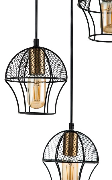 Подвесная люстра Indigo Pallo 10011/3P Black V000187 изображение 3 Подвесная люстра Indigo Pallo 10011/3P Black V000187 Фото № 3