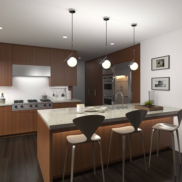 Подвесной светильник Eurosvet 50152/1 хром Фото № 5