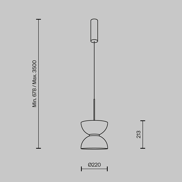 Подвесной светодиодный светильник Maytoni Kyoto MOD178PL-L11B3K Фото № 4