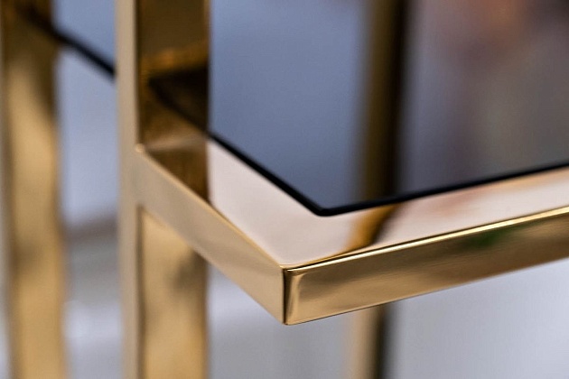 Стеллаж Garda Decor 46AS-SH1537-Gold Фото № 3