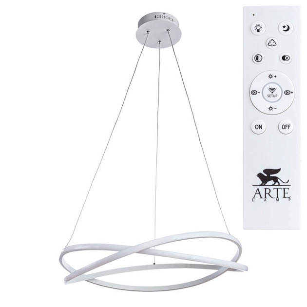 Подвесной светодиодный светильник Arte Lamp Presto A2522SP-2WH Фото № 1