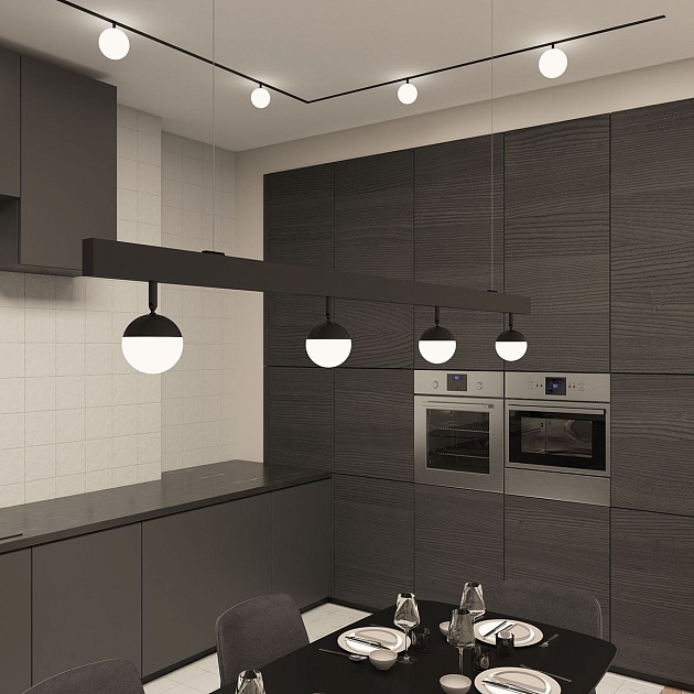 Трековый светодиодный светильник Denkirs Smart Moon DK8050-BK изображение 3 Трековый светодиодный светильник Denkirs Smart Moon DK8050-BK Фото № 3