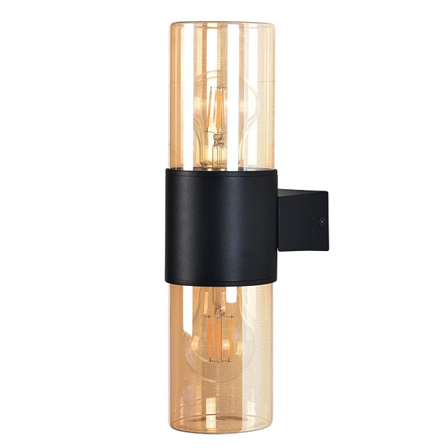 Уличный настенный светильник Arte Lamp Seginus A6515AL-2BK Фото № 1