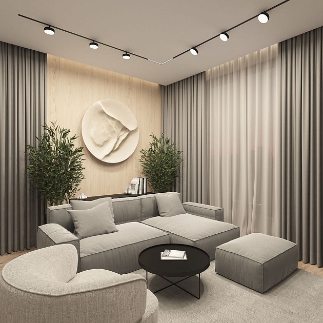 Трековый светодиодный светильник Denkirs Smart Linear DK8070-BK Фото № 5