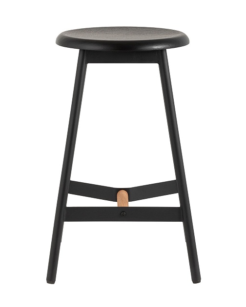 Полубарный стул Stool Group Knobb черный 9117H65 black Фото № 5