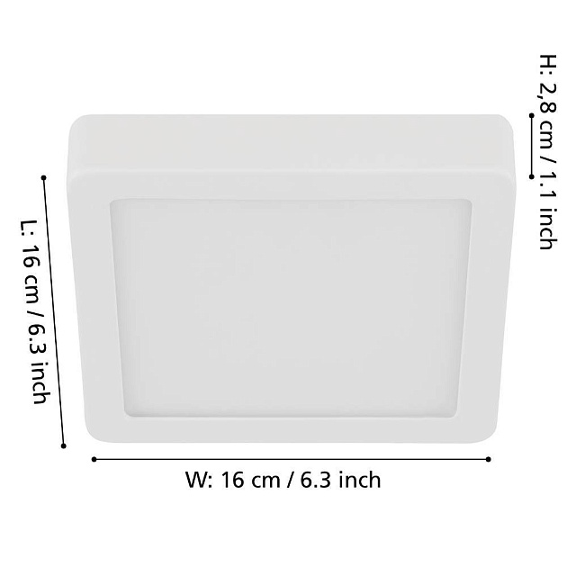 Потолочный светодиодный светильник Eglo FUEVA 5 900589 Фото № 2