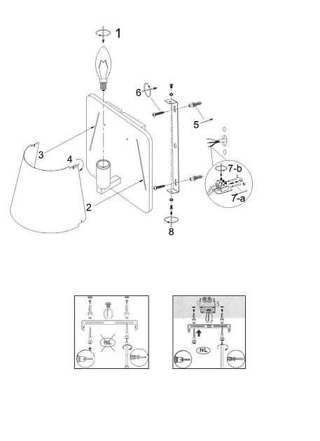 Настенный светильник Lucide Idaho 77281/01/76 Фото № 3