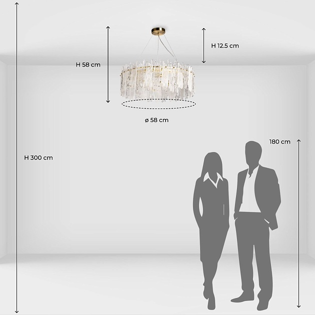 Подвесная люстра De City Арман 462010906 Фото № 2