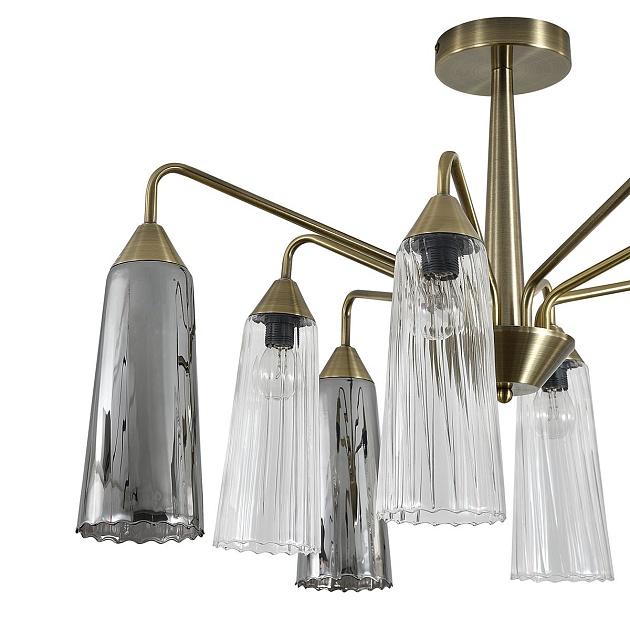 Потолочная люстра Indigo Campana 13028/8R Brass V000510 изображение 3 Потолочная люстра Indigo Campana 13028/8R Brass V000510 Фото № 3