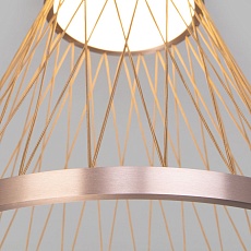 Потолочный светодиодный светильник Eurosvet Cesta 40018/1 LED коричневый 3