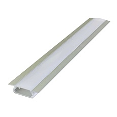 Профиль встраиваемый с рассеивателем серебро 2м. Apeyron 08-02