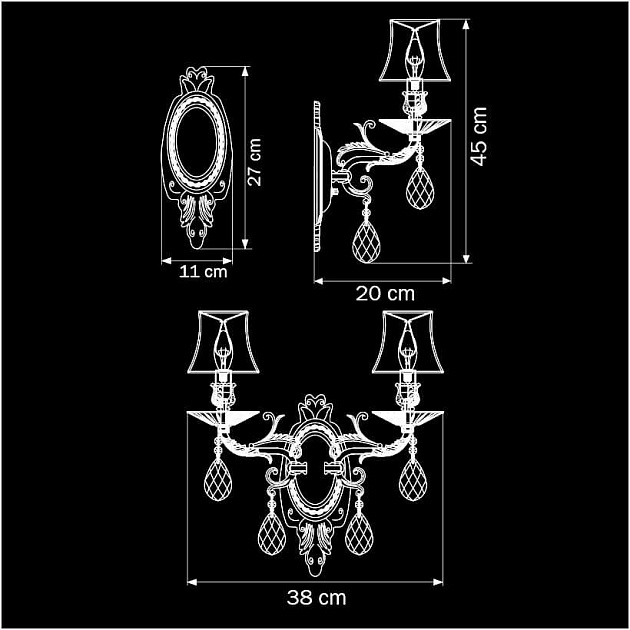 Бра Osgona Fiocco 701621 Фото № 3