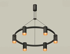 Комплект подвесного светильника Ambrella light Traditional DIY черный песок/кофе (С9022, N6154) XB9022202